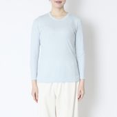 ao/なめらか天竺8分袖Tシャツ